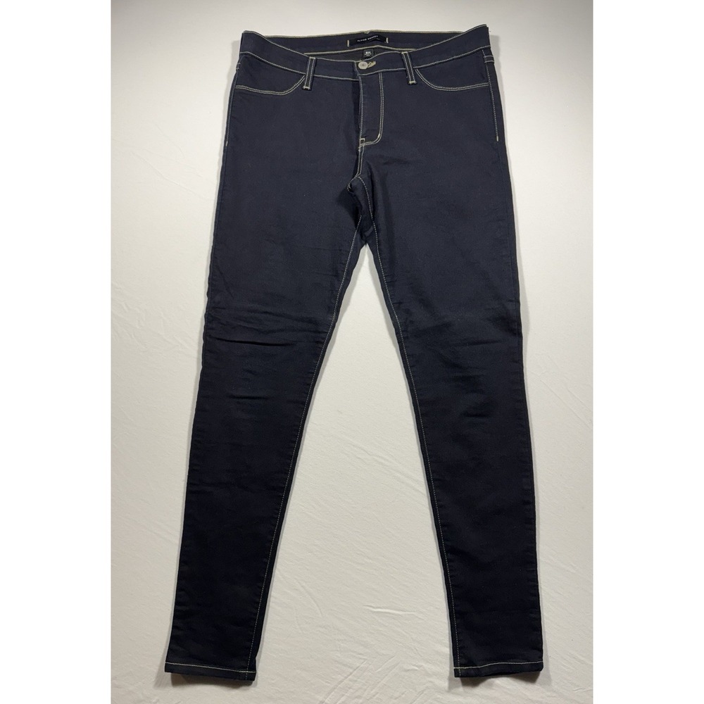 Flying Monkey Skinny Jeans Womens 31 Blue Dark Wash Stretch JL11NR Made in USA